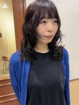 プフ 伏見(puf) ［puf 伏見/丸の内/栄/名古屋]ウルフパーマミディアム★大野