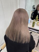 アジールヘア 所沢プロペ通り店(agir hair)&nbsp;シアーミルクティーベージュ夏くびれヘアケアブリーチ所沢韓国