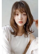 ギークス(GEEKS)&nbsp;【GEEKS渋谷】秋冬カラー/ヌーディーベージュ/顔周りレイヤー/艶