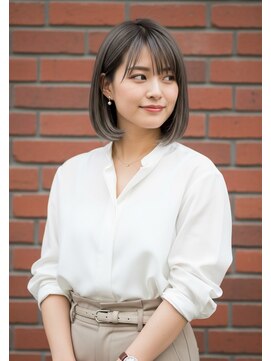 フルショウ 小牧(FURUSHO) ブレイングカラー/パラパラブリーチ/ミニマルボブ