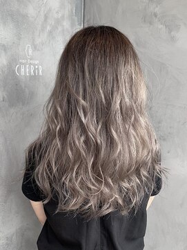 シェリール(CHERiR) ミルクティーアッシュハイトーン透明感グレージュ極細ハイライト