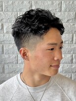 カットホームスギノ(CUT HOME SUGINO)&nbsp;【カットホームスギノ】テーパーフェードカット×パーマスタイル
