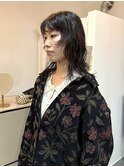 ミディアムレイヤーxニュアンスパーマ