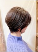 骨格矯正×大人ショートボブ