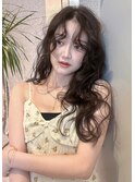 【Haru天神美容室 】グレージュ×ウェーブヘア可愛いです♪