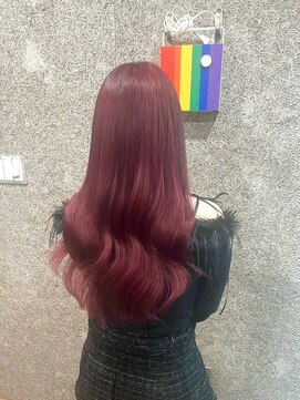 ベジータ(VEGETA) エクステ赤髪ロング