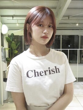 アクアオモテサンドウ(ACQUA omotesando) ◯ピンクブラウン/ボルドーカラー/ブリーチなしダブルカラー