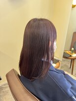 ソルバイシーループユナイテッド(soru by C-LOOP UNITED) 顔周りレイヤーカット/ピンクブラウン/春カラー