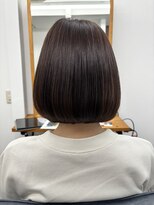 アンド 夙川(AND)&nbsp;内巻きボブ/ココアベージュ/大人ガーリー/コンパクトボブ