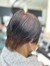 上品に整う◎大人女性ショート + 白髪根元染め(3cmまで)