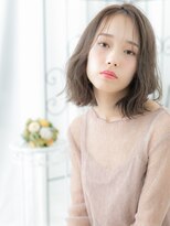 メルア バイ エイト つくば研究学園(Meluah by 8)&nbsp;研究学園/髪質改善/ラテグレージュ☆小顔コテ巻き風パーマc
