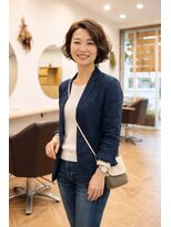 エメールヘア(aimere hair)&nbsp;大人女性の上品で可愛いパーマショートボブ