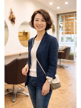 エメールヘア(aimere hair) 大人女性の上品で可愛いパーマショートボブ