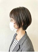 春カラー◎大人ショートボブひし形シルエット30代40代50代