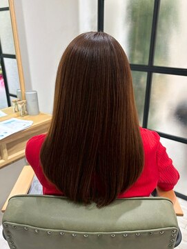 カミケンネオ(kamiken.neo) 大人の美髪◎セミロング×ブラウンカラー【カミケンネオ/郡山】