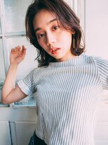 A BY WHO心斎橋店【エーバイフー】【10月31日OPEN（予定）】&nbsp;大人外ハネボブ/センターパート/透明感カラー/心斎橋