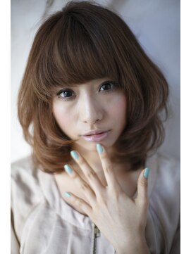 ブーケ(BOUQUET) 鎖骨ぐらいの長さでお困りの方におすすめミディアムスタイル