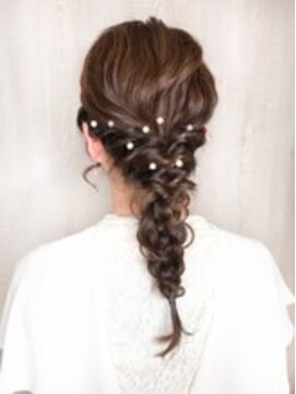 バブルス 新所沢店(BUBBLES) 可愛いハーフアップ