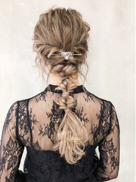 アルバム 渋谷パルコ(ALBUM) 編みおろしアレンジロングニュアンス_ことりベージュ_ba234933