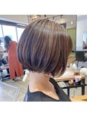 丸みショートボブ