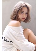 【Blanc/天王寺】ホワイトベージュ＿ミルキーベージュ＿ボブa1