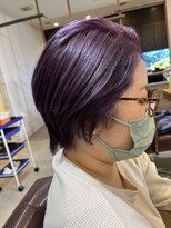 ラ メール ヘア デザイン(La mer HAIR DESIGN)&nbsp;パープルカラー