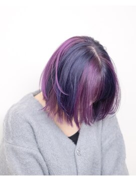 ルプラ ガーデン(le-pla garden) パープル#ラベンダー#ダブルカラー#ウルフレイヤー#ケアブリーチ