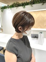 ステアケース 武蔵小杉店(stair:case)&nbsp;武蔵小杉大人可愛い丸みショート脱白髪染めハイライトカラー