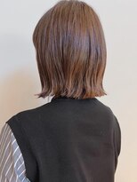 トップヘアー ガーデンヴィラ 安城(Garden Villa)&nbsp;大人ニュアンス切りっぱなしボブ/アースカラー/グレージュカラー