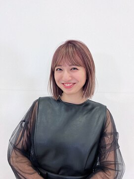 ニディー バイ デイジー(Nidee by Daisy) ボブ チェリーブラウン　フェミニン　イメチェン　天神