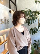 ベーシス(Basis) 【Basis福田】ウルフボブ×カールヘア