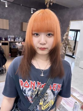 リル 溝の口(LiL) オレンジグラデーションミルクティーショコラデザインカラー