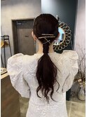お洒落なナチュラルアレンジ♪  Instagram @n.aicm98