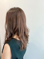 ピュアソウル(Pure Soul)&nbsp;ニューヨークドライカット×ロングレイヤー×ベージュカラー