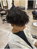 メンズ簡単スタイリングパーマ