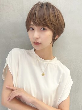 ロンドエニカ 大宮(Lond enika) イメチェン外ハネボブ美髪ワイドバングレイヤー縮毛矯正/大宮