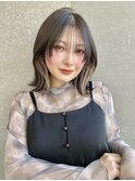 髪質改善イメチェン外ハネボブホワイトブロンドワイドバング美髪