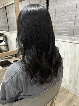 ヘブンリー(heavenly) グレーブラック/ブルーブラック/黒染めカラー/ネイビーブルー