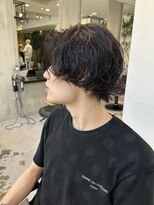 フォト 新宿(foto)&nbsp;新宿/ニュアンスパーマ/センターパート/メンズパーマ