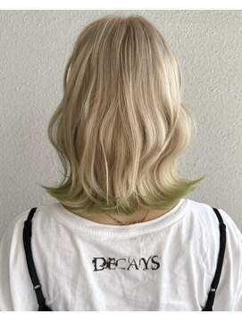 クラルス バイ アルティナ 溝の口店(Clarus by artina) エンドカラー_ペールベージュ_ホワイトグレージュ