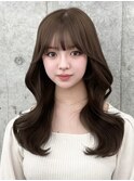 大人可愛い韓国ヘア/ブラウンカラー