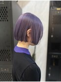 ラベンダーカラー/ボブカット/推しカラー