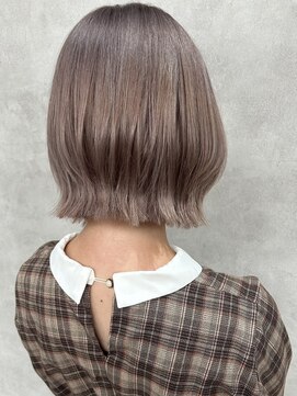 ルノン フィージュ(LUNON fieju) イメチェンヘアスタイルホワイトブロンド外ハネボブ美髪のススメ