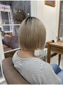 切りっぱなしボブ