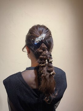 パシパラ (Par-ci Par-la) ツイン編みおろしアレンジ