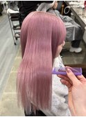 淡いpinkにすこーしlavender