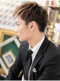 ■外国人風ハイトーンカラー束感ショート202-2大宮10代20代30代