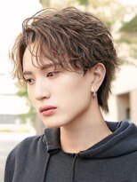 オーシャントーキョー 心斎橋(OCEAN TOKYO WEST)&nbsp;波巻きパーマツイストスパイラルパーマセンターパートウルフ