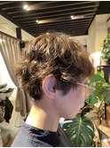 30代40代50代/カール/デザインカラー/眼鏡に合う