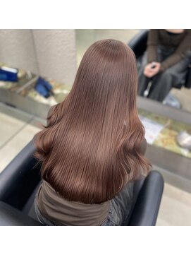 ペレ 栄店(PELE) ミディアムヘア/デザインカラー/フェイスフレーミング/栄